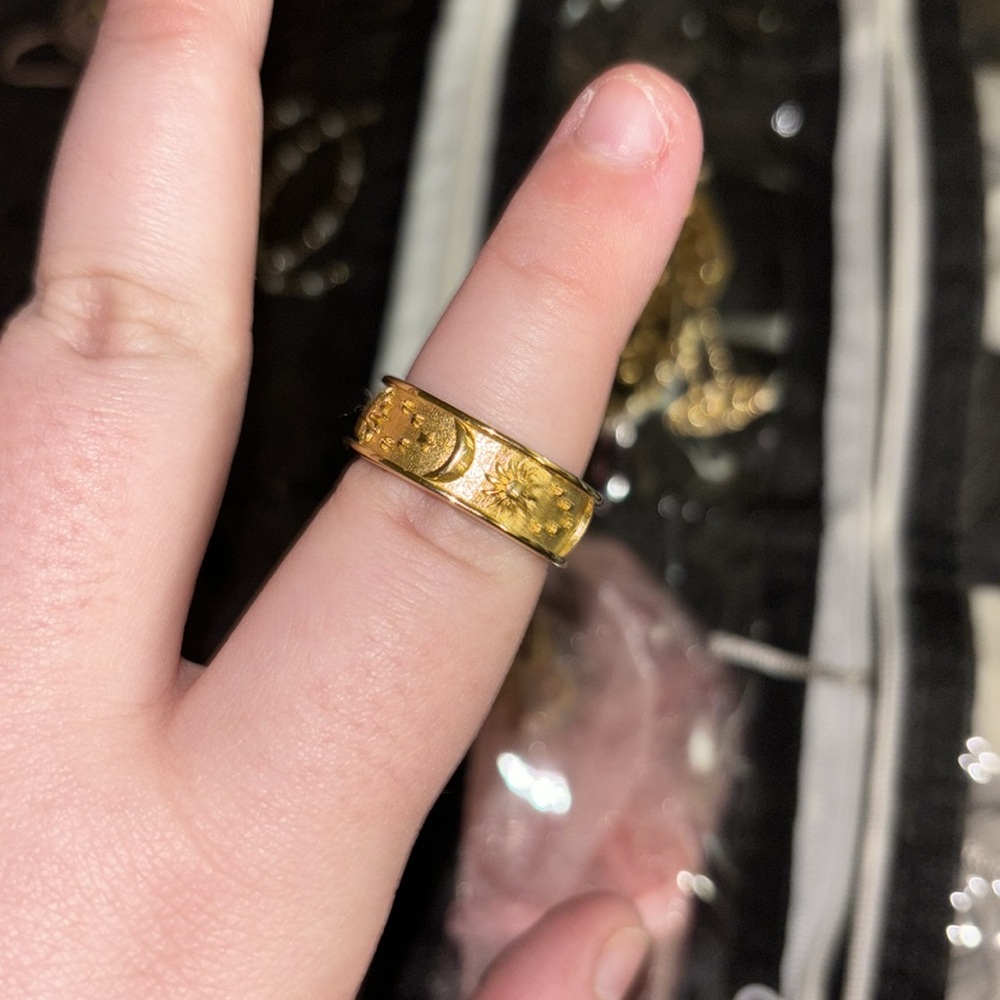 Gold Celestial Ring - image 2